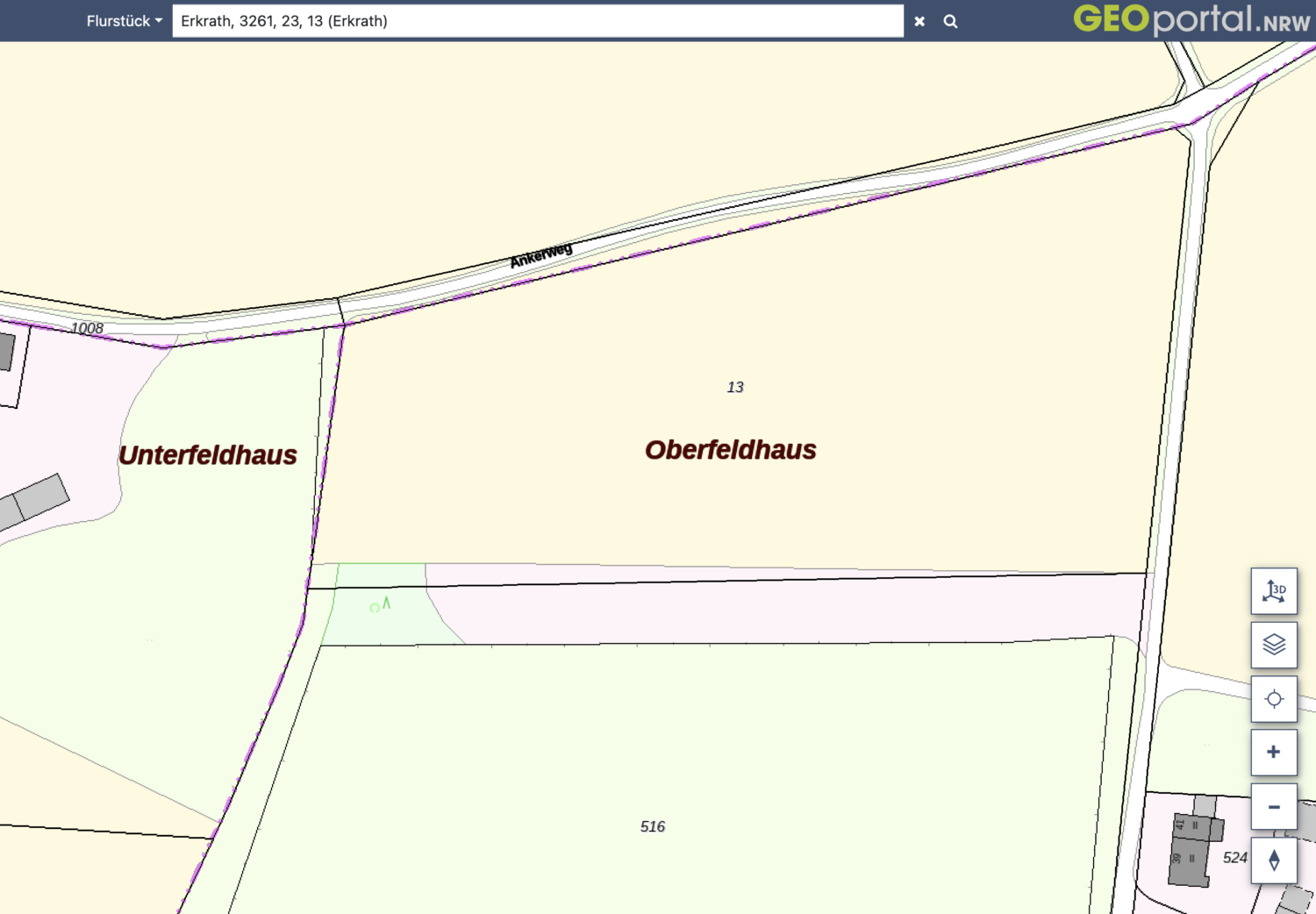 Anleitung Flurst Cknummer Flur Und Gemarkung F R Nordrhein Westfalen