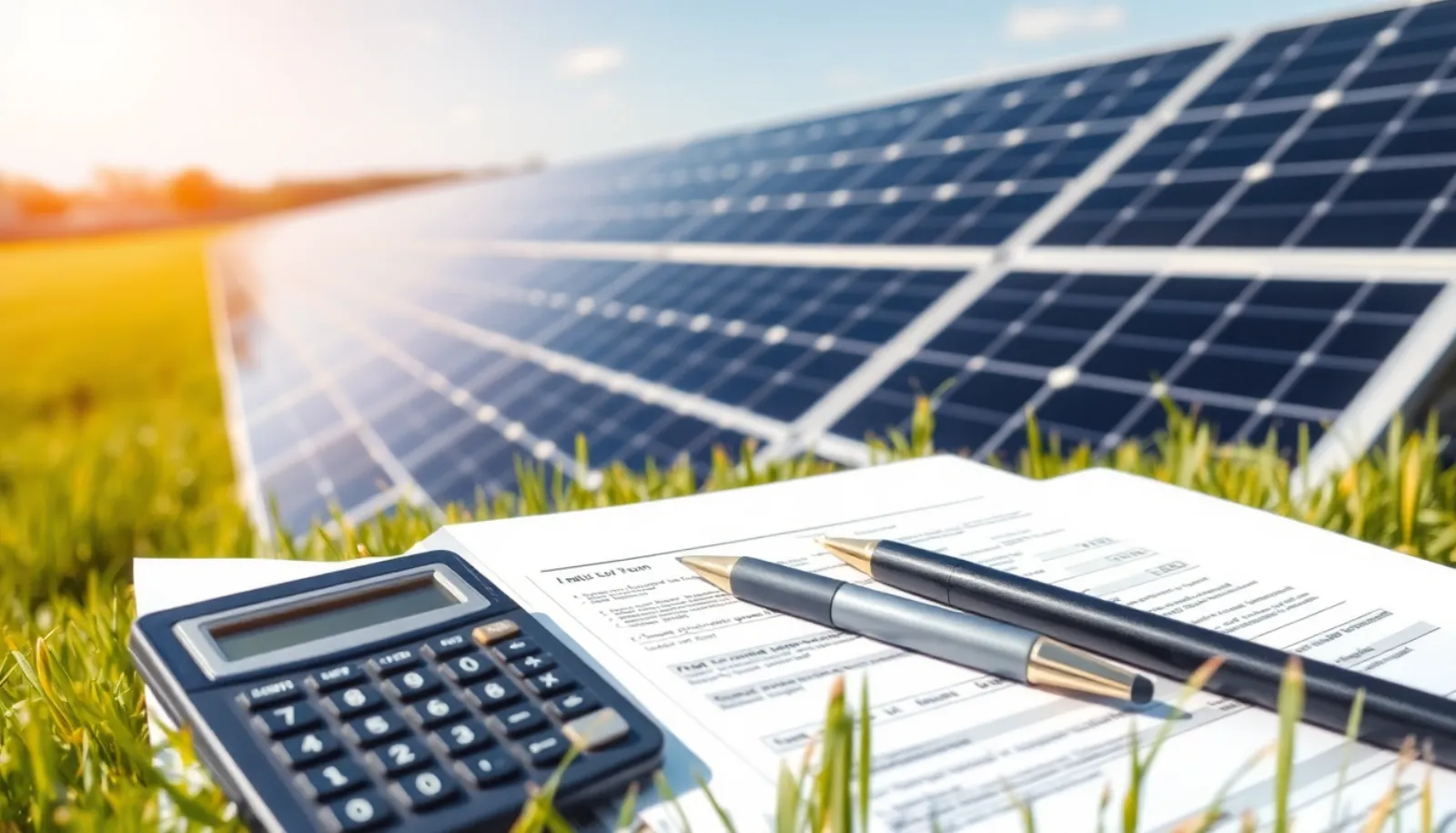 Photovoltaikanlage auf landwirtschaftlicher Fläche mit steuerlichen Aspekten